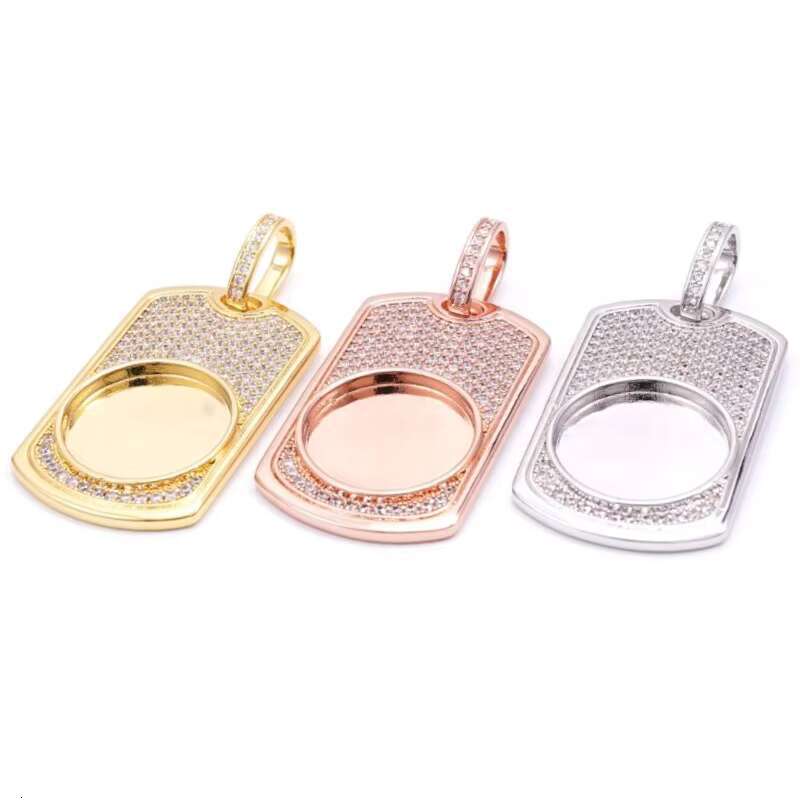 Pass Diamond Tester Hip Hop D Color VVS Moissanite Photo Memory Pendant With 925 Sterling Silver GRA Women Men