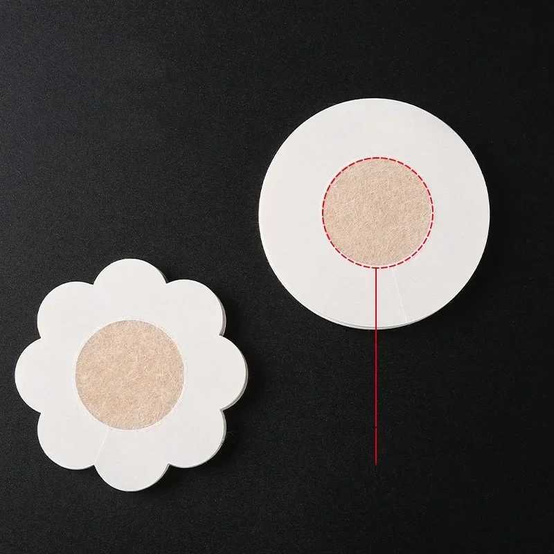 50Pcs Cloth Nipple Cover Teat Hide Women Nipple Pasties Piece Breast Petals Invisible Bra Padding Chest Sticker Patch Covers W250624