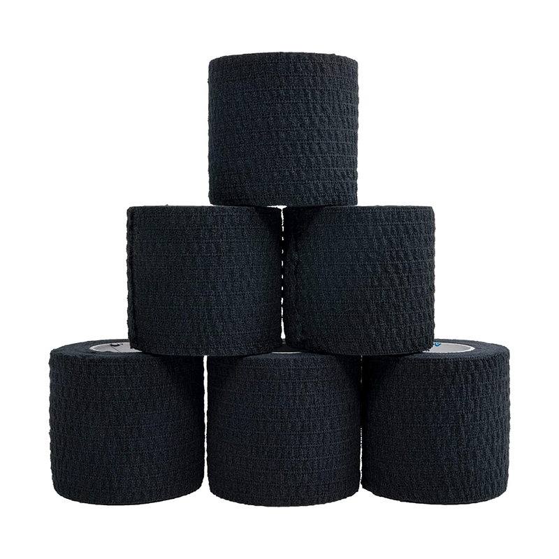 Weightlifting Tape High Elastic Sports Tape for Wrists and Hands Premium Black with Strong Adhesion