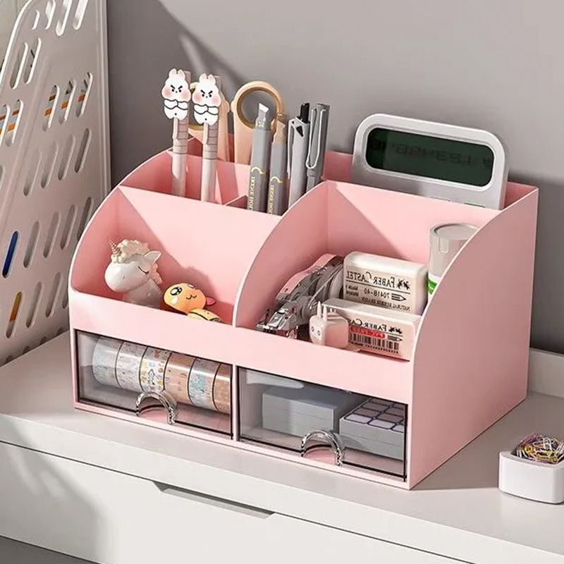 minimalist desktop storage box suitable for office and learning scenarios