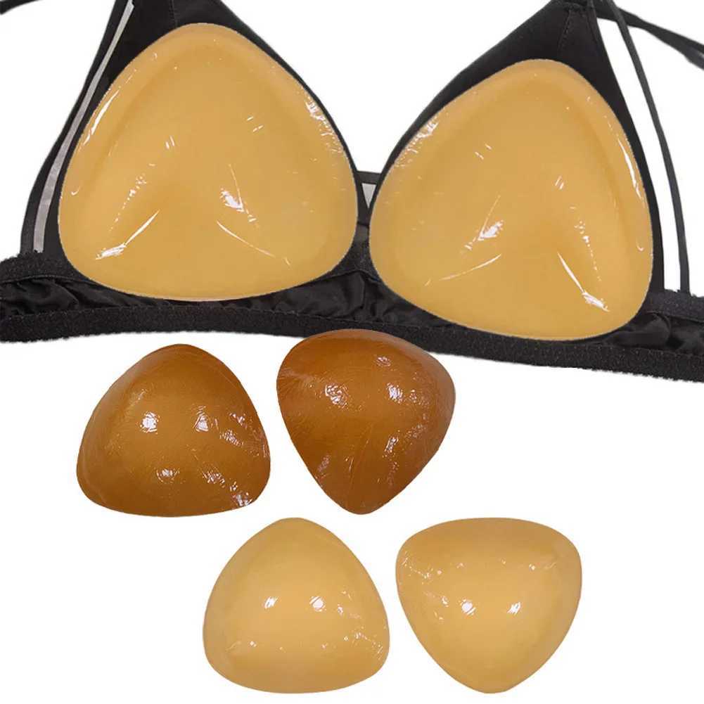 Pair Double Sided Adhesive Sticky Bra Inserts Push Up Thick Sponge Ultra Breast Lift Pads Women Swimsuit Bikini Cup Enhancer W250624