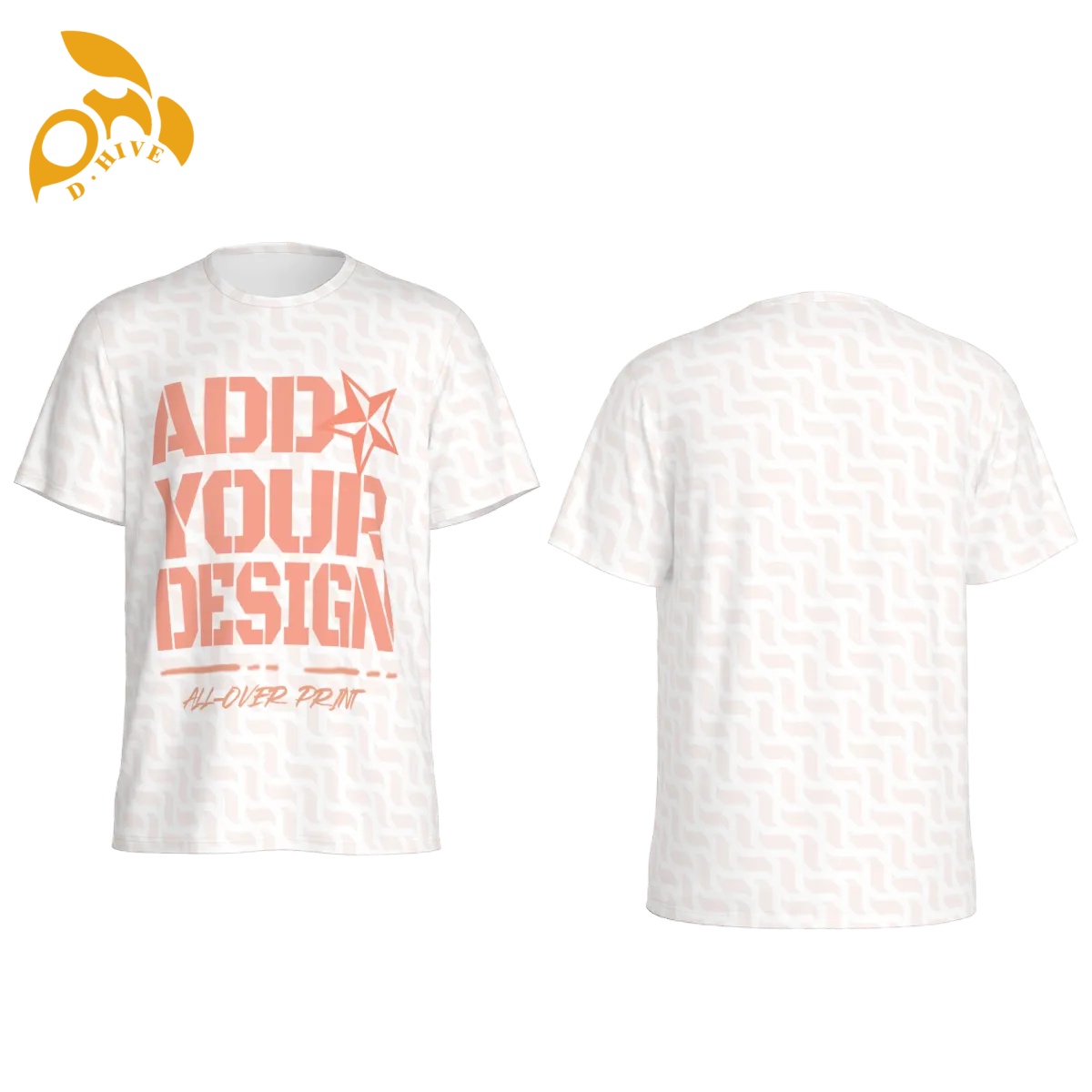 free shipping of customized fashionable All-Over Print Men's O-Neck Sports T-Shirt High-quality attractive popular classic comfortable soft