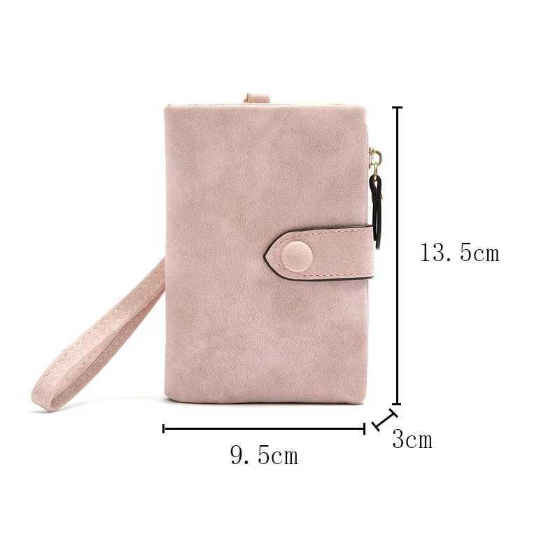 Leather Women Wallets Coin Pocket Hasp Card Holder Mey Bags Casual Lg Ladies Cluh Phe Purse 6 ColorsXJ250624