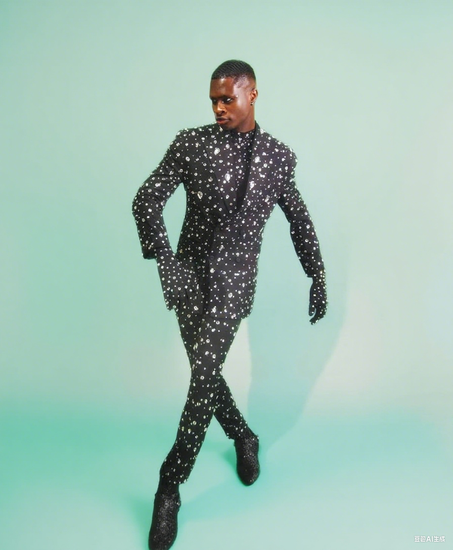 Full Crystal Tuxedos For Men Wedding Slim Fit Gorgeous Tailored Peaked Lapel Jacket 2 Pieces Male Costume Customized