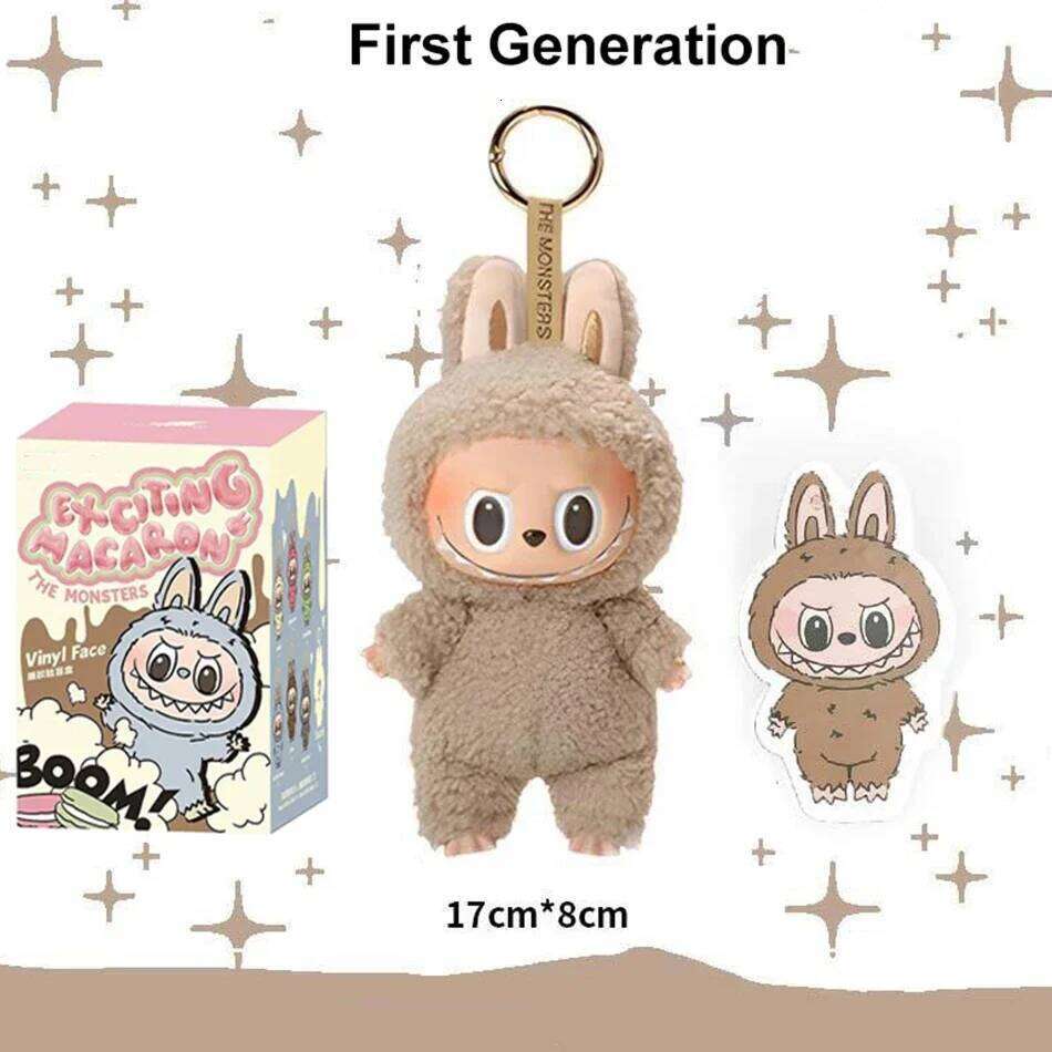 Anime For Labubu Monster Heartbeat aron Blind Box PVC Figures Desktop Decoration Cute Toys Kids Pendant Birthday Gift