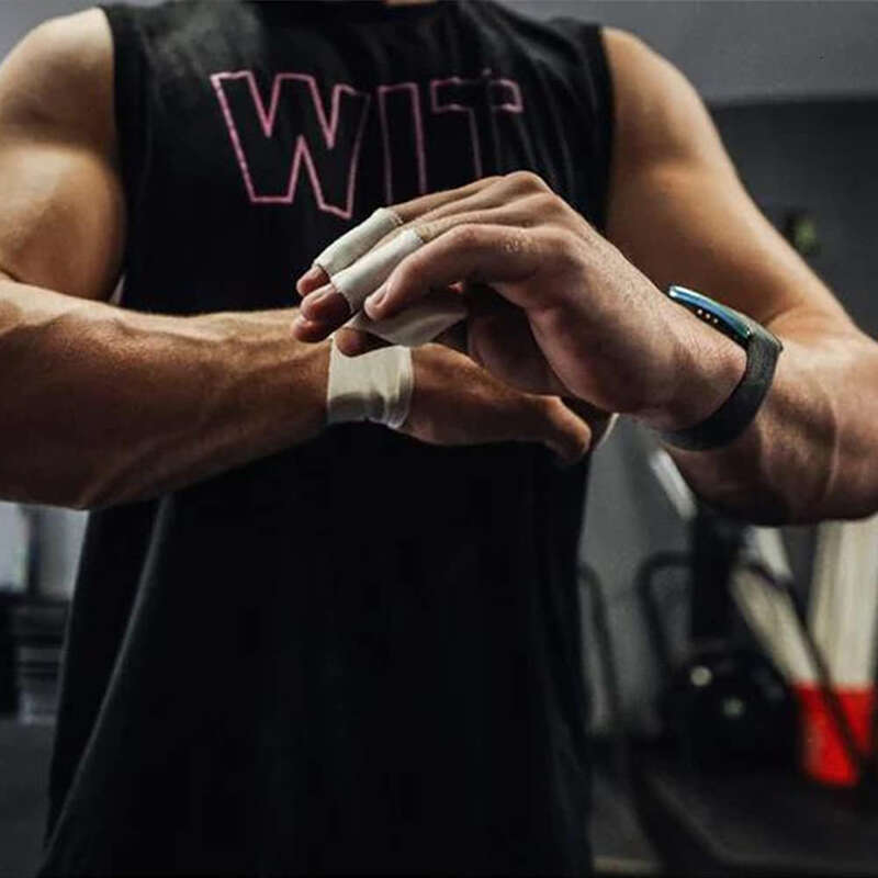 Weightlifting Tape High Elastic Sports Tape for Wrists and Hands Premium Black with Strong Adhesion