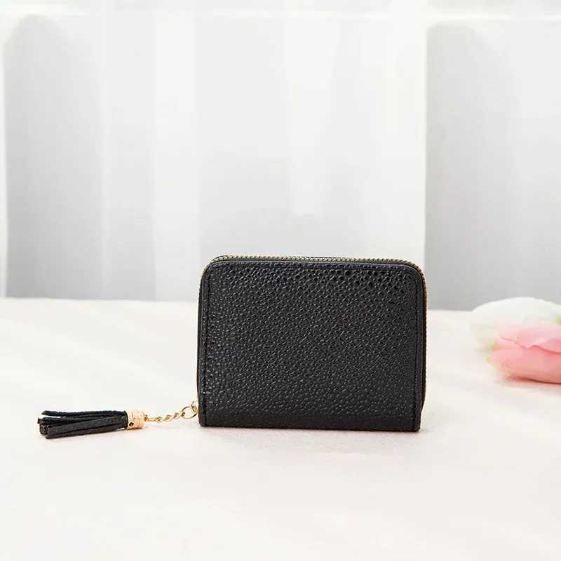Fi Tassel Women Wallet Female Purse PU Leather Short Mini Wallets Zipper Clutch Purse Female Small Wallet for Women XJ250624