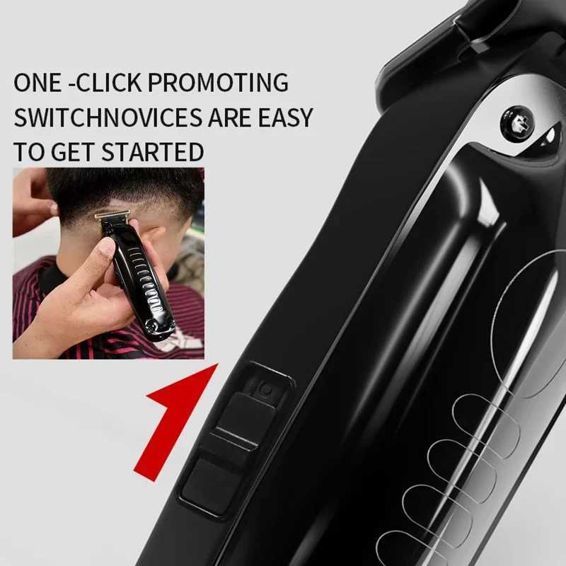 Kemei Professional Hair Trimmer For Men Electric Beard Hair Clipper Haircut Kit Barber Machine Rechargeable XJ250624