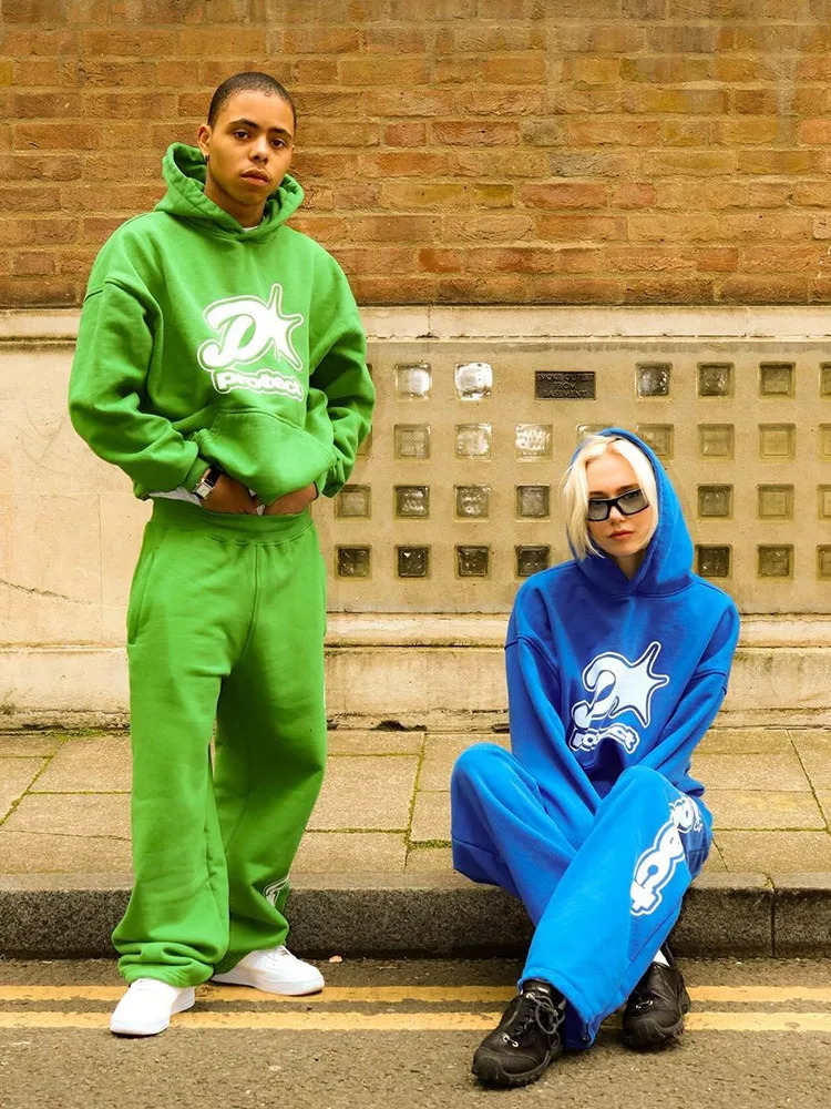 Y2K Creative Pattern Hoodies Women Autumn Winter Harajuku Zip Hooded Sweatshirt Men Gothic Hip Hop Oversized Jackets Streetwear 250617