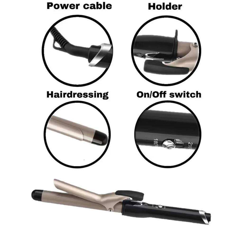 Professional Ceramic Hair Curler Curling Iron Roller Curls Wand Waver Fashion Styling Tool