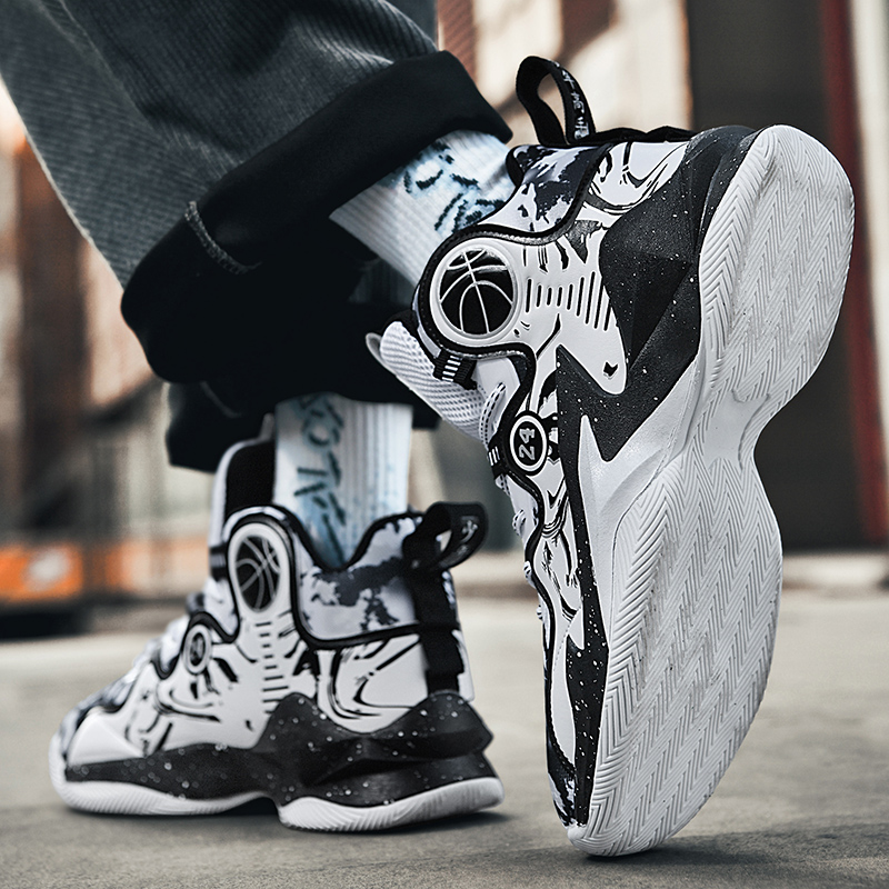 8106-Boys Shoes Breathable Indoor Sneakers Outdoor Fashion Sneakers Comfortable Basketball Shoes Non-slip basketball shoes