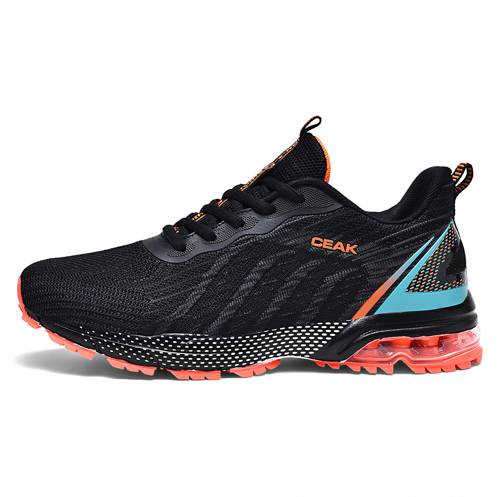 5029-Boys Athleisure Shoes Men's Shoes Plus Size Air Cushion Shoes, Non-slip Flying Woven Popular Sneakers, Mesh Breathable Running Basketball Sh