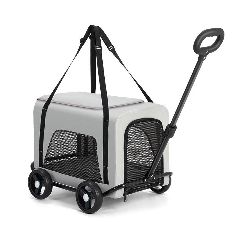 Pet Cart, Cat, Dog, Teddy, Baby Cart, Outdoor Small Trolley, Car Rental, Lightweight and Foldable