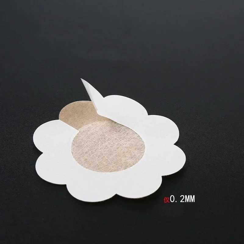 50Pcs Cloth Nipple Cover Teat Hide Women Nipple Pasties Piece Breast Petals Invisible Bra Padding Chest Sticker Patch Covers W250624