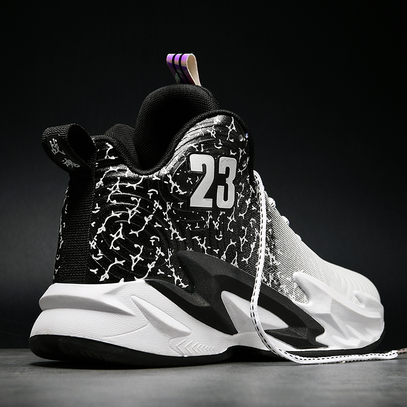 902-Men's Basketball Shoes Breathable Men's Anti-Slip Outdoor Shoes New Basketball Shoes Men's Combat Boots Concrete Floor Training Ind