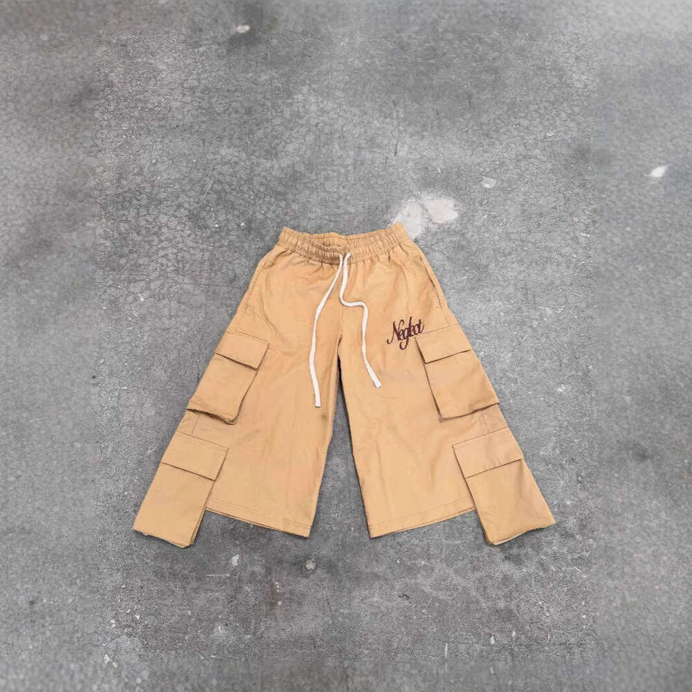 2025 New American Street Hip-Hop Style Loose Casual Patchwork Straight Pants