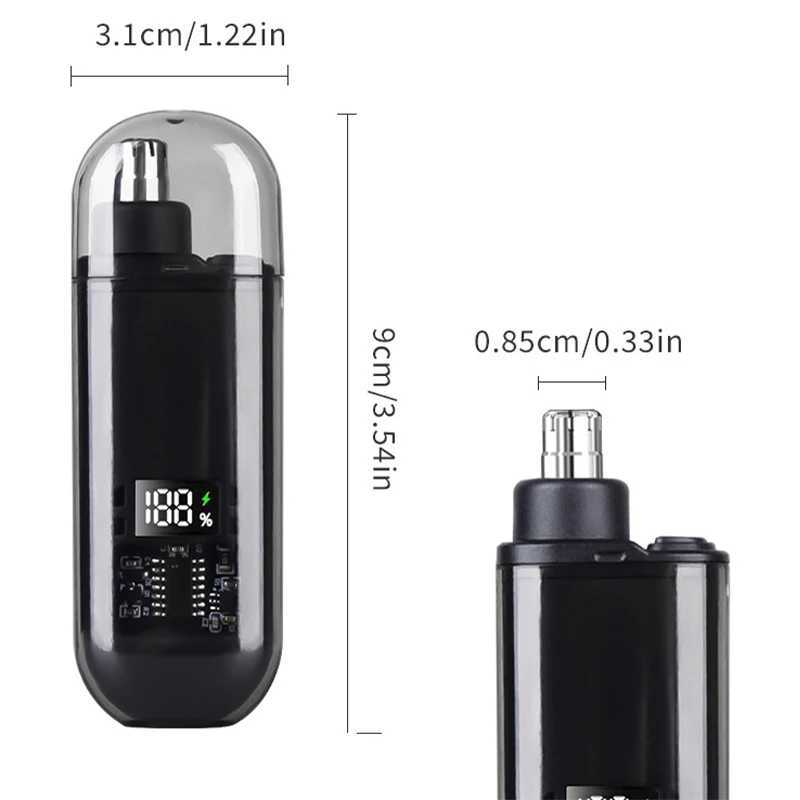New Nose Hair Trimmer And T9 Hair Clipper Set For Mens Care Set Portable Mini USB Charging Nose And Ear Hair Trimmer 2025XJ250624