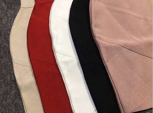 42CM Length Bandage Skirts Women Sexy Waist Bodycon Mini Asymmetric Skirt Elastic High Street Evening Club Party Bottoms