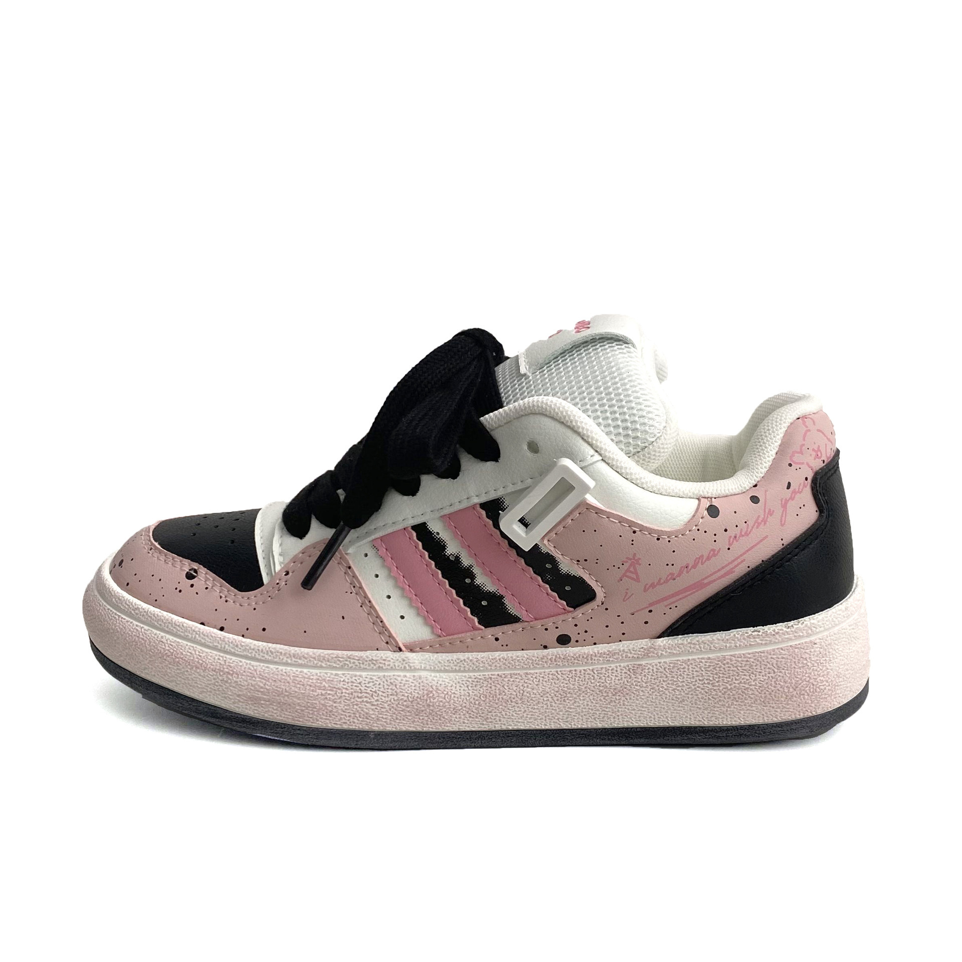 Designer casual shoes Niche 2025 Bread Dopamine Color Matching Ins Trend Versatile Thick Sole Height Increasing Skate Shoes Sports