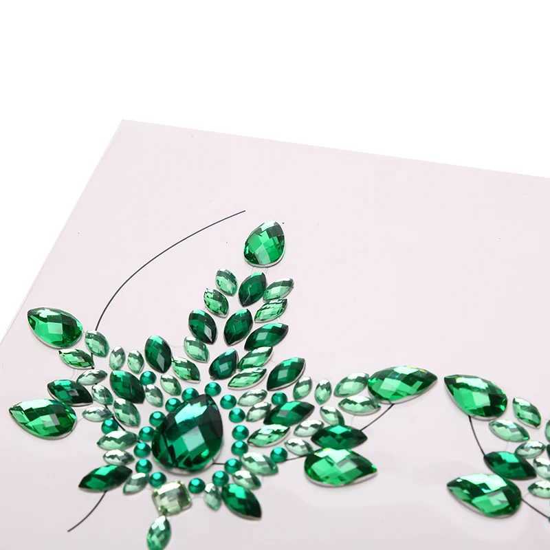 Nipple Cover Crystal Bra Stickers Adhesive Diamond Beads Breast Pasties Shiny Tattoo Sticker Accessories Pad W250624