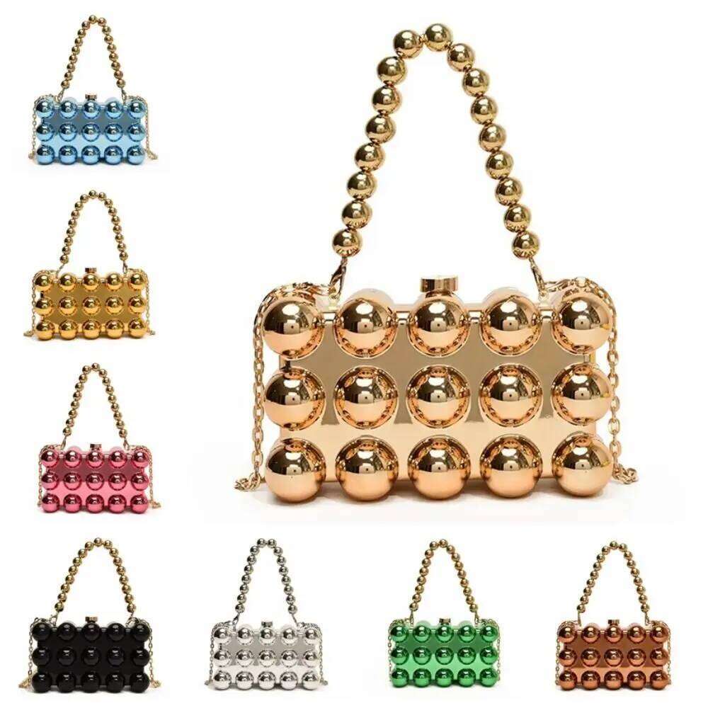 Luxury Designer bags 2025 Detachable Strap Crossbody Leisure Bubble Clutch Purse Square Multifunctional Shopping Bag