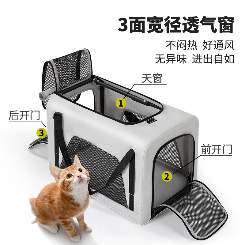 Pet Cart, Cat, Dog, Teddy, Baby Cart, Outdoor Small Trolley, Car Rental, Lightweight and Foldable