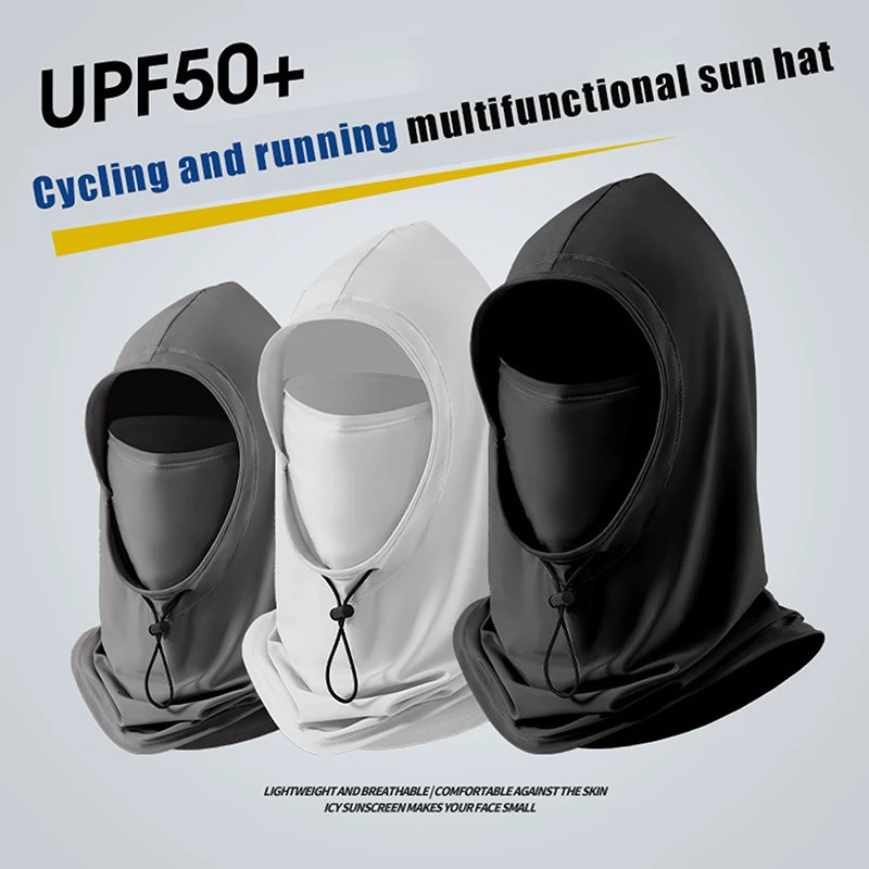 Cooling UV Protection Hood Breathable Full Head Mask Face Cover For Men Women Cycling Motorcycle Fishing 250624