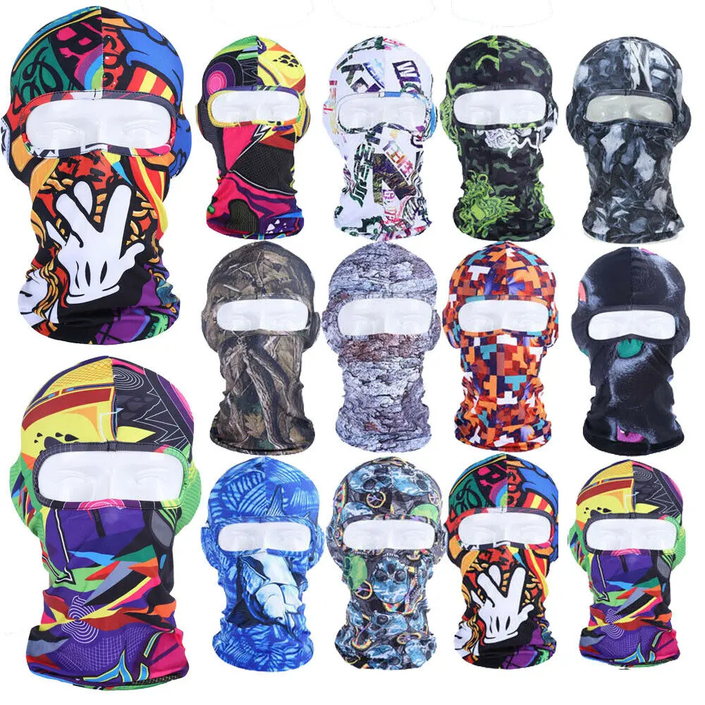 Outdoor Sports Balaclava UV Protection Breathable Riding Motorcycle Face Mask Cover Headgear Men Women Cycling Neck Face Shield 250624