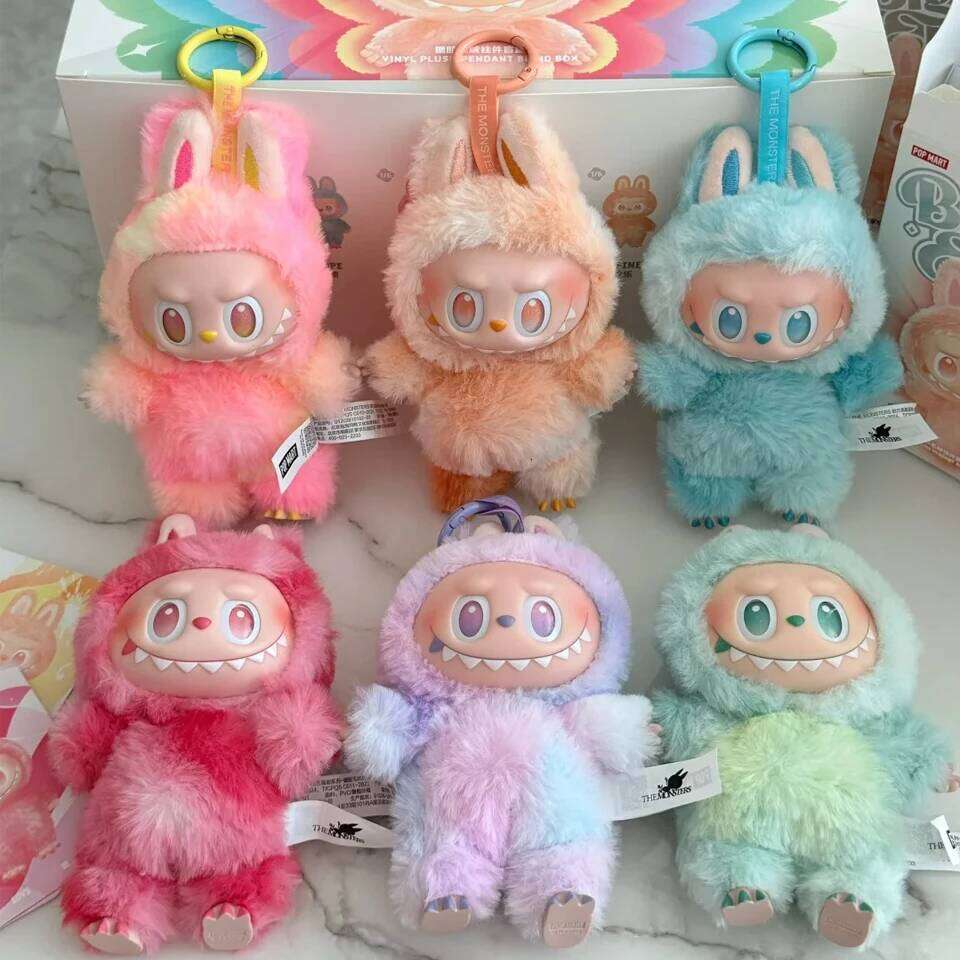 In Stock Hot Labubu The Monsters Box Toys Cardiac arone Kawai Figure Model Bag 1:1 Replica Goods Birthday Gift