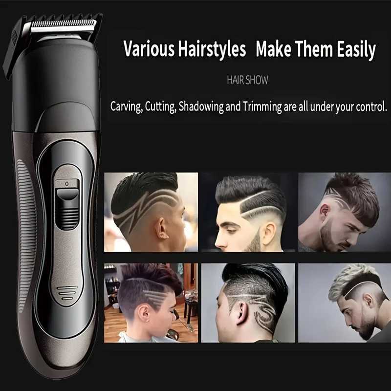 Professional Multi-Function Electric Razor for Men USB Rechargeable Dual Blade Stainless Steel Nose Hair Trimmer Precision Head XJ250624