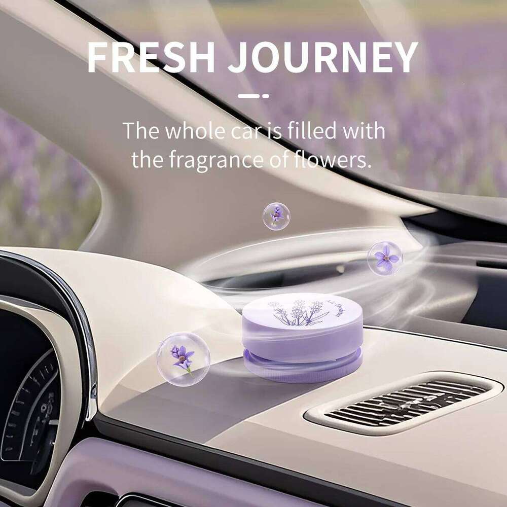 Flower and Fruit Series Set Body Spray Round Solid Fragrance Flameless Aromatherapy Car Balm Toilet Bedroom Long-lasting Deodorization