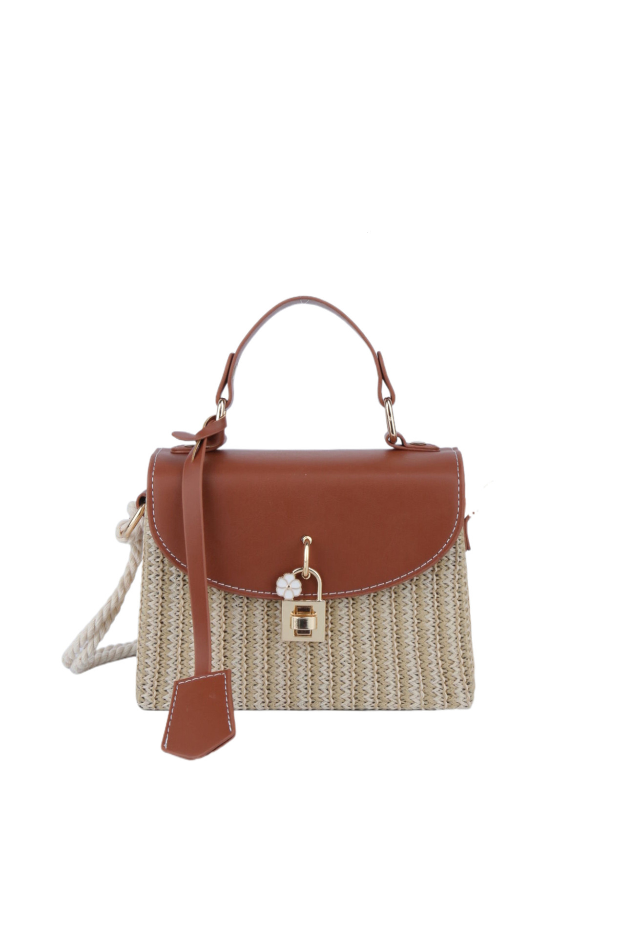 Free Shipping Designer Bag Trade Single Shoulder Crossbody Luxury Bag Handbag Women's Fashion Box Bag Straw Woven Evening Bag Niche Lipstick Bag