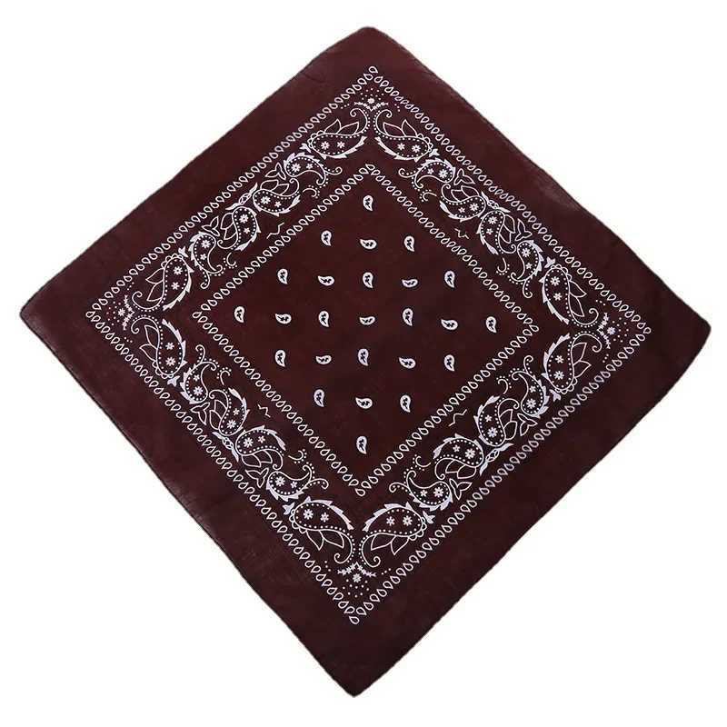 New Arrival New Kerchief for Women Men Hip Hop Black Hair Band Neck Scarf Sports Headwear Square Scarves Print Handkerchief Bohemian Bandana U250623