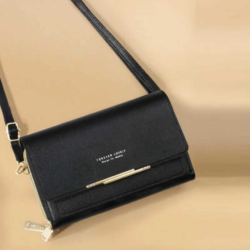 Womens Wallet Korean Handbag Multi Card Large Capacity Casual Shoulder Bag Mobile Phone Packet Fi New Style XJ250624
