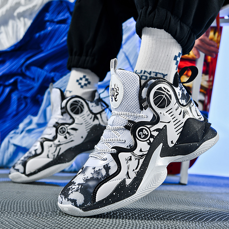 8106-Boys Shoes Breathable Indoor Sneakers Outdoor Fashion Sneakers Comfortable Basketball Shoes Non-slip basketball shoes