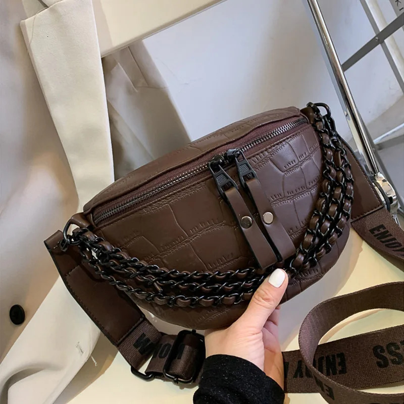 Crossbody Chest Bag Winter Women Waist Bag Phone Pack High Grade Chest Pack Female Shoulder Bags Purse 250623