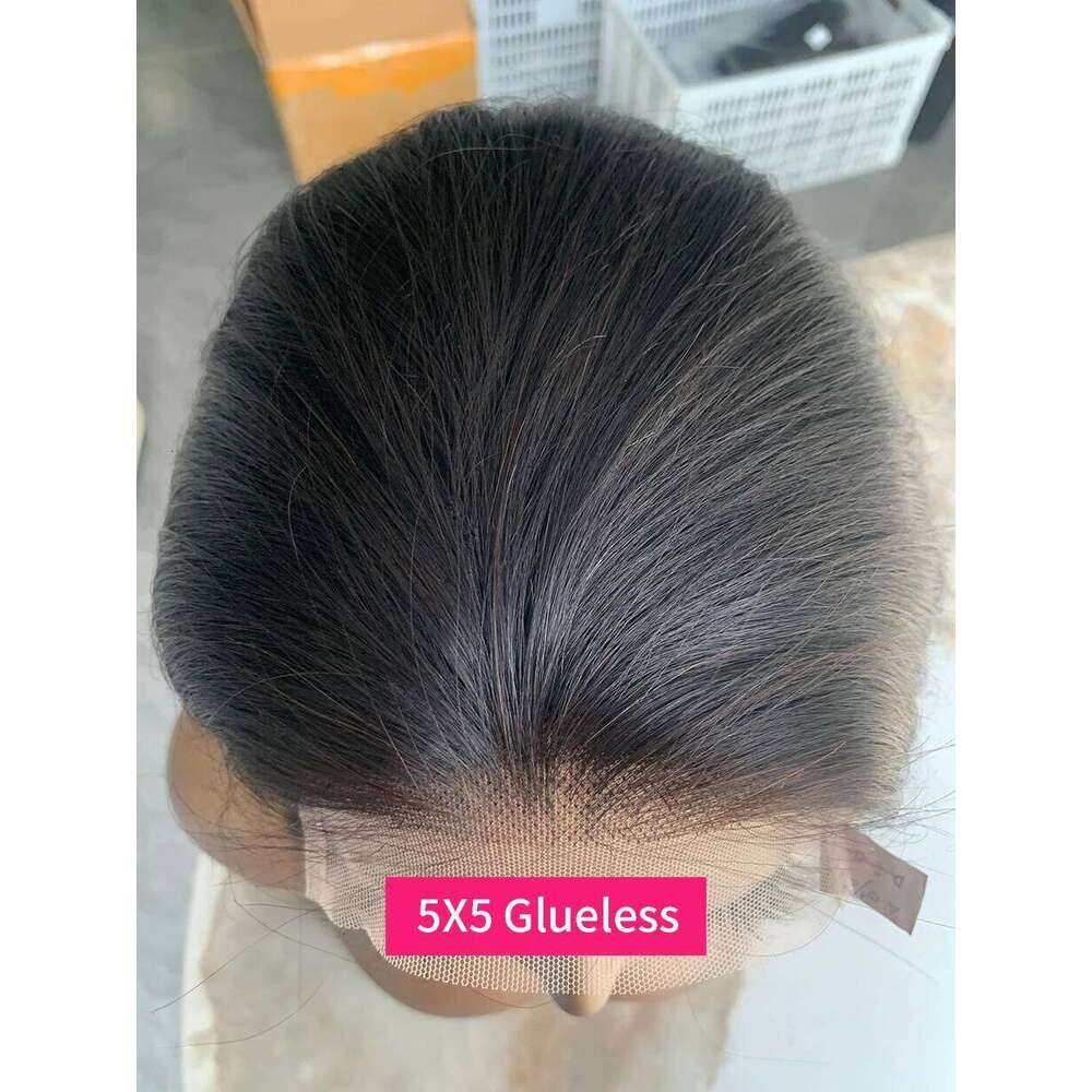 5x5 250 Density Real 10A Bob Glueless Lace Ready To Go Straight Vieamese Original Double Drawn Closure Human Hair Wig