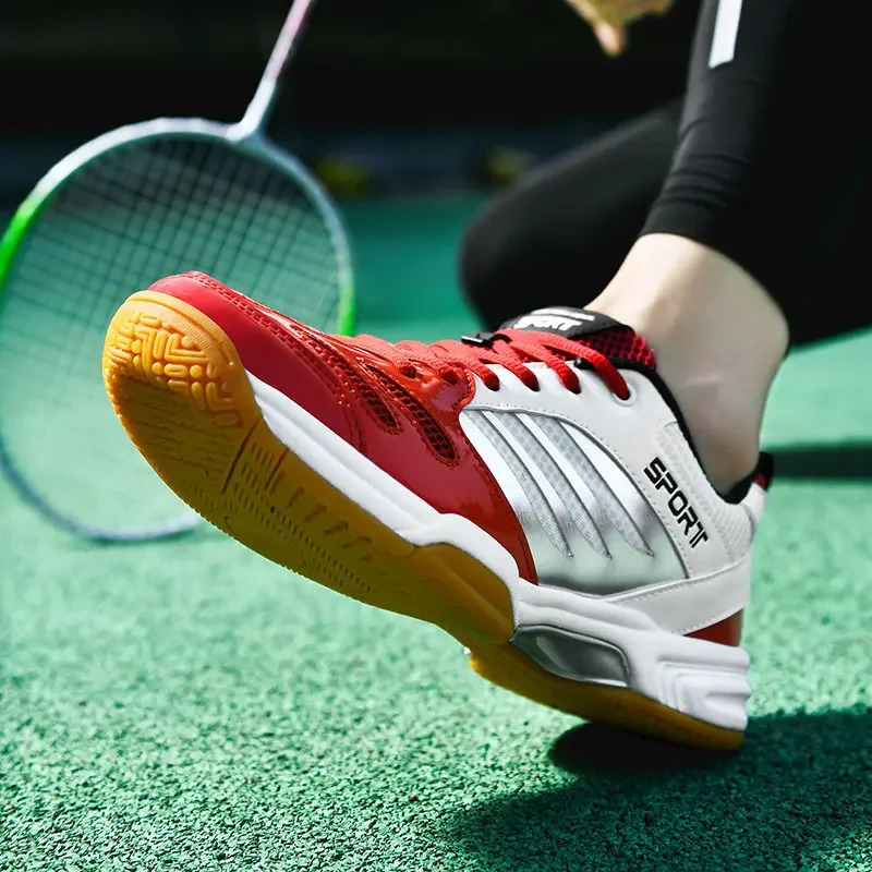 Outdoor Men Tennis Shoes Court Badminton Sneakers for Training Volleyball Indoor Professional Women Breathable Sport 250624
