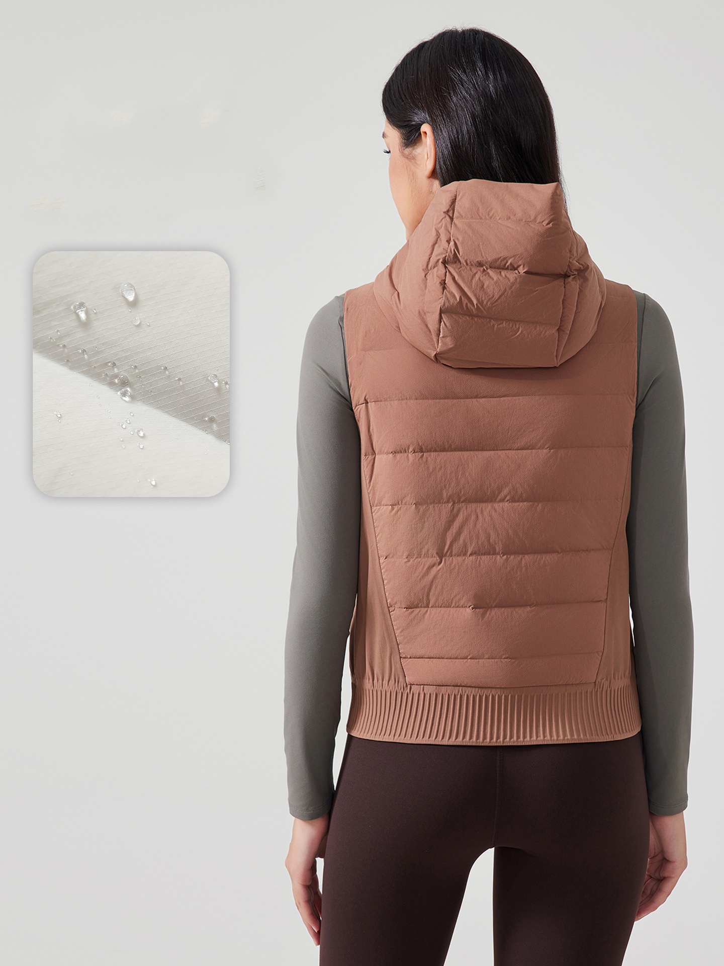 2025-- Comfortable Athletic Vest for Ladies: Insulated Hoodie Sweater Designed for Cold Weather Exercises Lightweight Hooded Casual Sports Vest Jacket