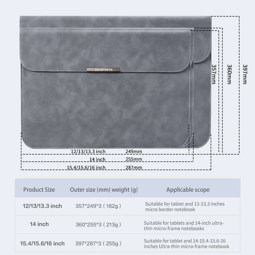 Smartdevil Laptop Bag 9 In 11 12 16 Inches Book Air Pro Matebook Computer Package Inner Gallbladder 13 14 Inch For Ipad