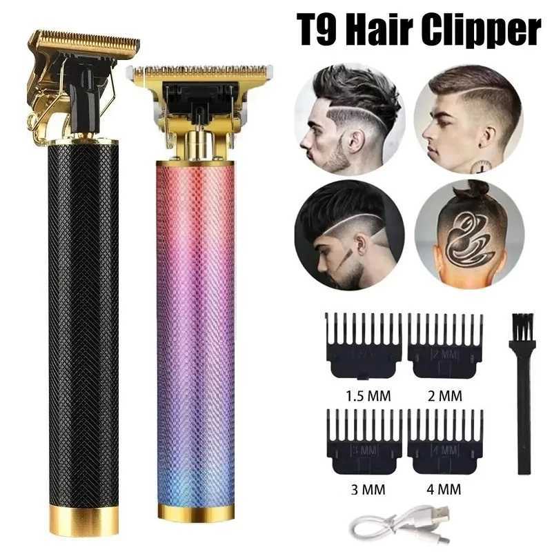 T9 Hair Clippers for Men Vintage Hair Cutting Machine Beard Trimmer Kits Body Hair Shaving Barber Beard Trimmer Electric Shaver XJ250624