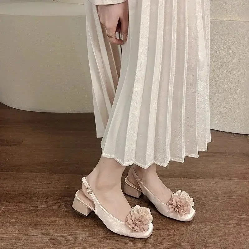 Block Heel Chunky Heels Womens Shoes Japanese Style Lolita Mary Jane Gothic Square Toe Ladies Pumps with Medium Y2k 39 250624