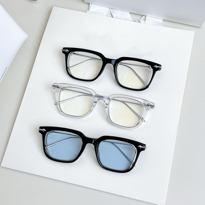 Fashion korea Retro Optical Glasses Acetate Square Titanium EGO Eyeglasses frame men women GM Glasses computer eyewear myopia Prescription eyeglasses