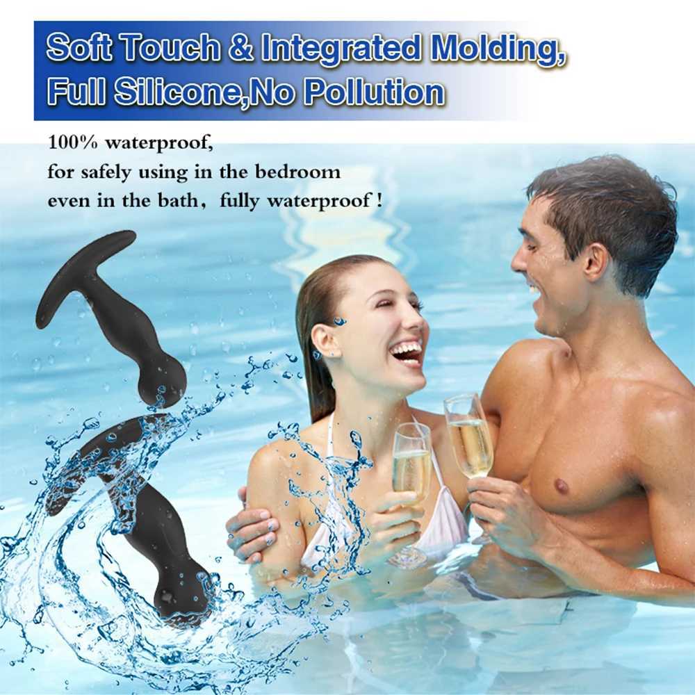 Beginner Soft Silicone Anal Plug for Men Women Anal Sex Toy Easy to Clean Butt Plug Prostate Stimulator for Men Adult Supplies W250624