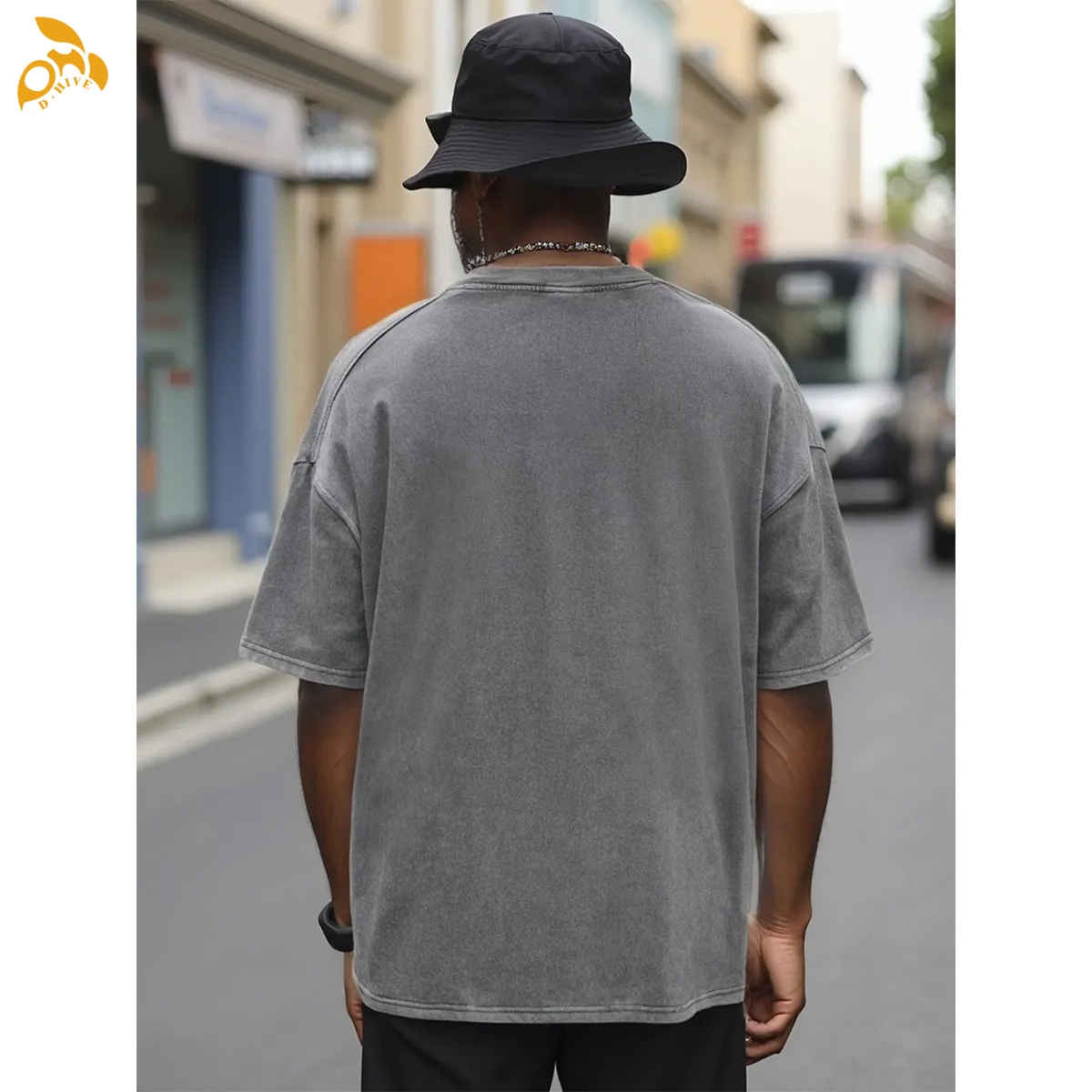 free shipping of customized American General Motors heavyweight T-shirt 230GSM front DTF with exquisite patterns from US