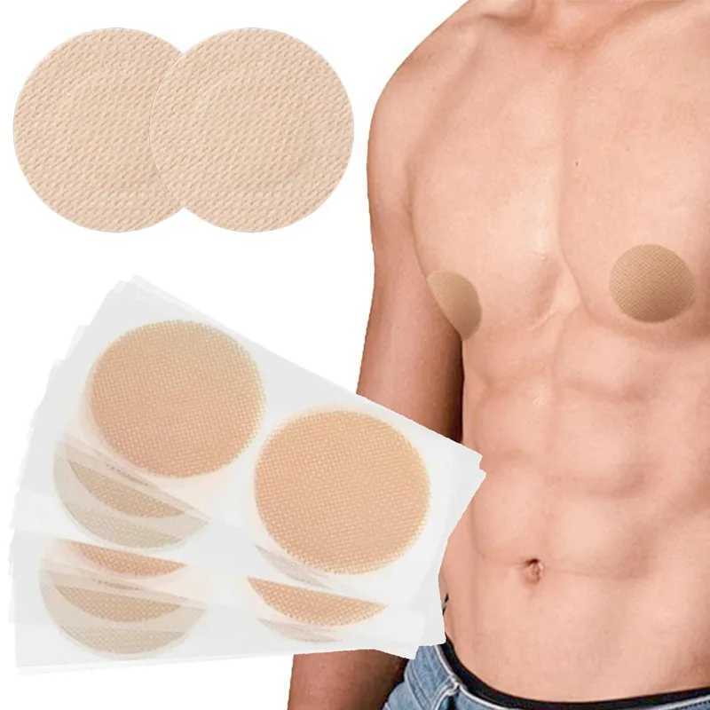 Men Invisible Disposable Chest Patch Summer Anti Friction Bras Shirts Anti Convex Point Running Protect Nipples Chest Stickers W250624