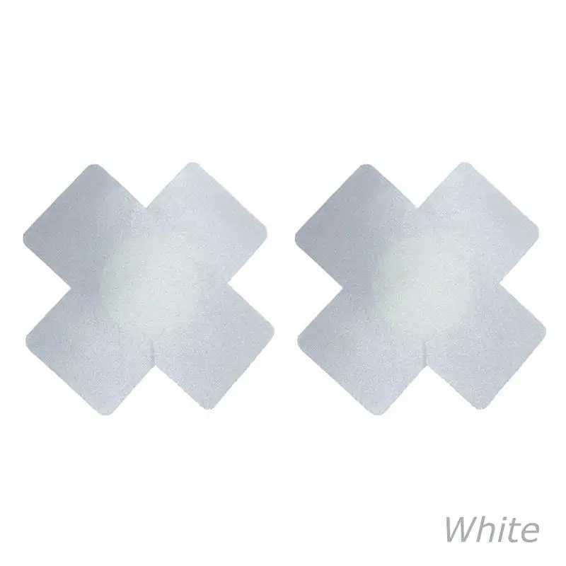 HOT Women Cross Shape Self-Adhesive Disposable Nipple Cover Sexy Breast Pasties Stickers Invisible Nipple Covers Bra Accessories W250624