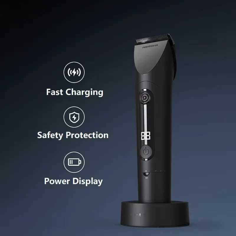Mi Hair Clipper Professional Electric Trimmer For Men With LED Screen Washable Rechargeable Titanium Alloy Blade WirelessXJ250624