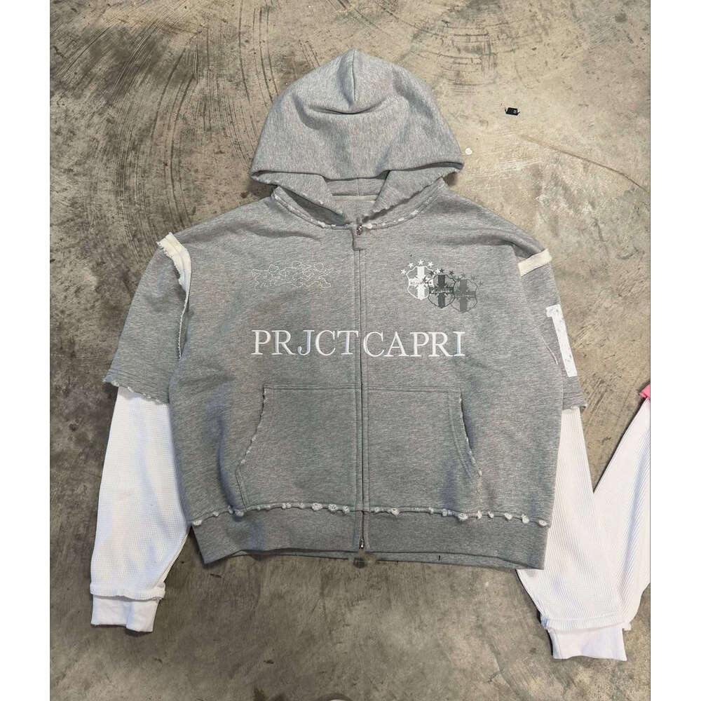 2025 American Street Style Letter Character Print Loose Casual Hoodie Sweatshirt