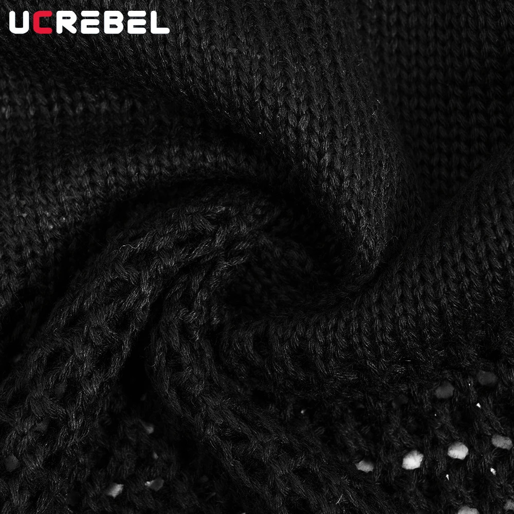 Hollow Out Letter Jacquard Knitted T-shirt Mens Summer High Street Loose Crew Neck Half-Sleeve Breathable tee Men 250617